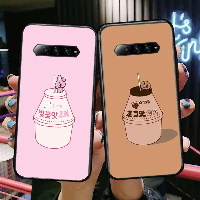 

B-baby bottle Phone Case For xiaomi redmi Black Shark 4 Pro 2 3 3s Cases Helo Black Cover Silicone Back Prett mini cover funda