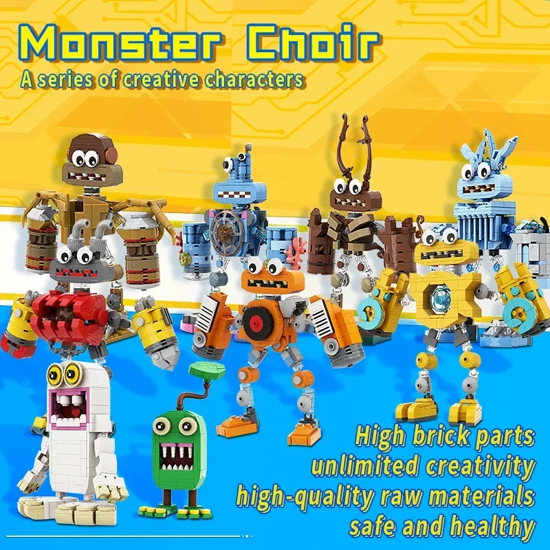 

Конструктор MOC My пение монстров, редкие эпические кубики Wubboox, кубики из ледяной древесины, воды, монстр, летающий Маммот, кукуруза, игрушки в подарок