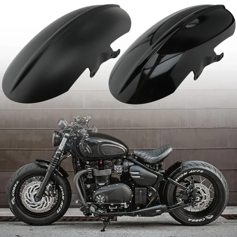 Для Triumph Bobber Bonneville Speedmaster 1200 18- Cafe Racer мотоцикл короткое переднее крыло брызговик обтекатель чоппер
