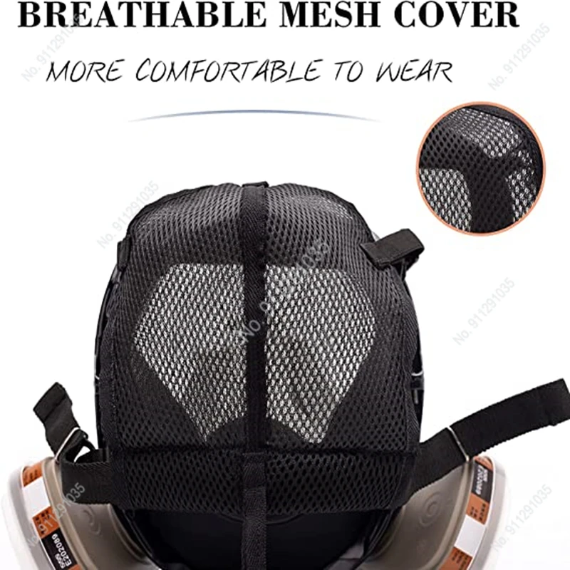 Маска химическая 6800 7 в 1 пылезащитный респиратор силиконовые Полнолицевые