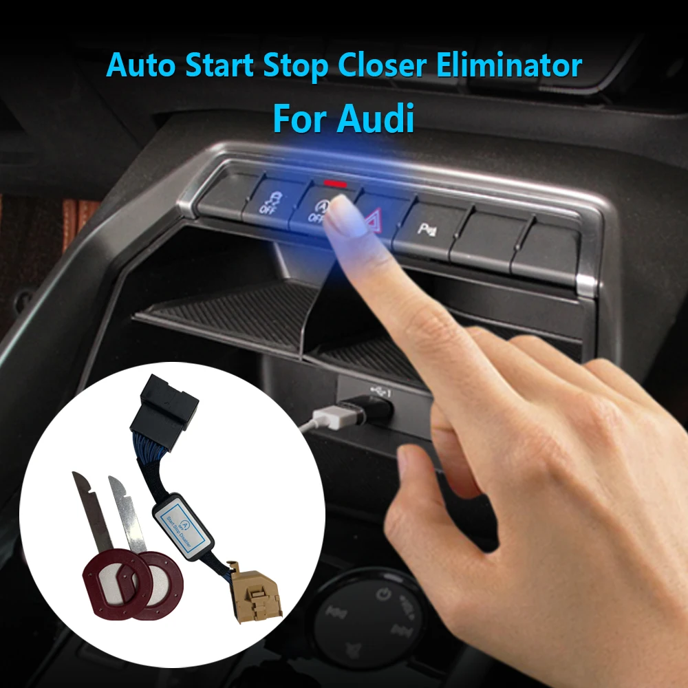 Отключить кабель автоматическая кнопка запуска и остановки для Audi A4 B9 A5 A3 8V Q5 FY Q3 F3