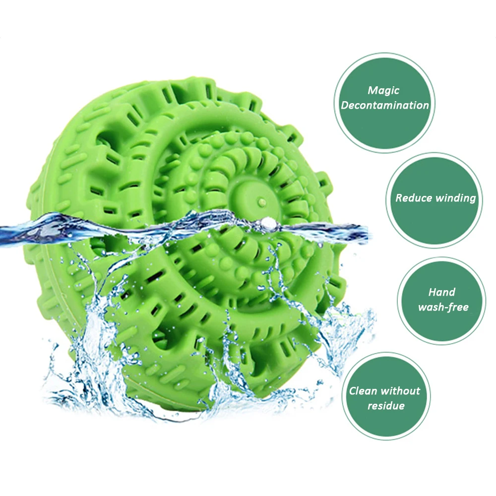 

5/10psc Eco Reusable Laundry Cleaning Magic Anti-winding Washing Products Machine Wash Washzilla Anion Molecules Cleaning Tools