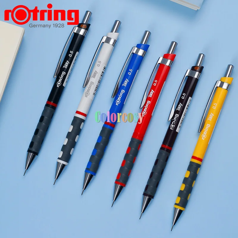 Механический карандаш rOtring Tikky 0 35 5 7 мм. Легкий пластиковый корпус с треугольным