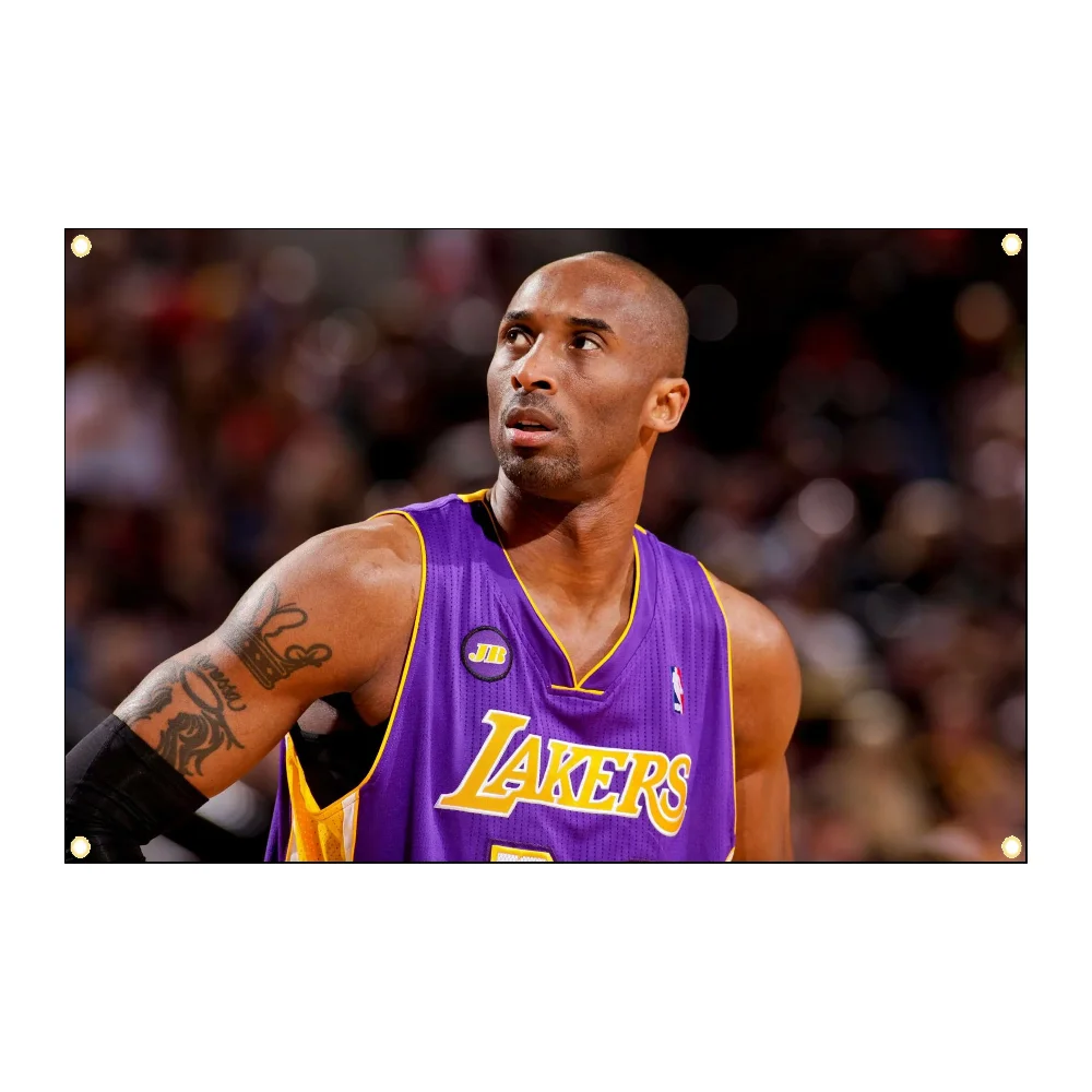 K-Kobe Декоративный Подвесной Флаг Для Гаража С Принтом Из Полиэстера Уличное