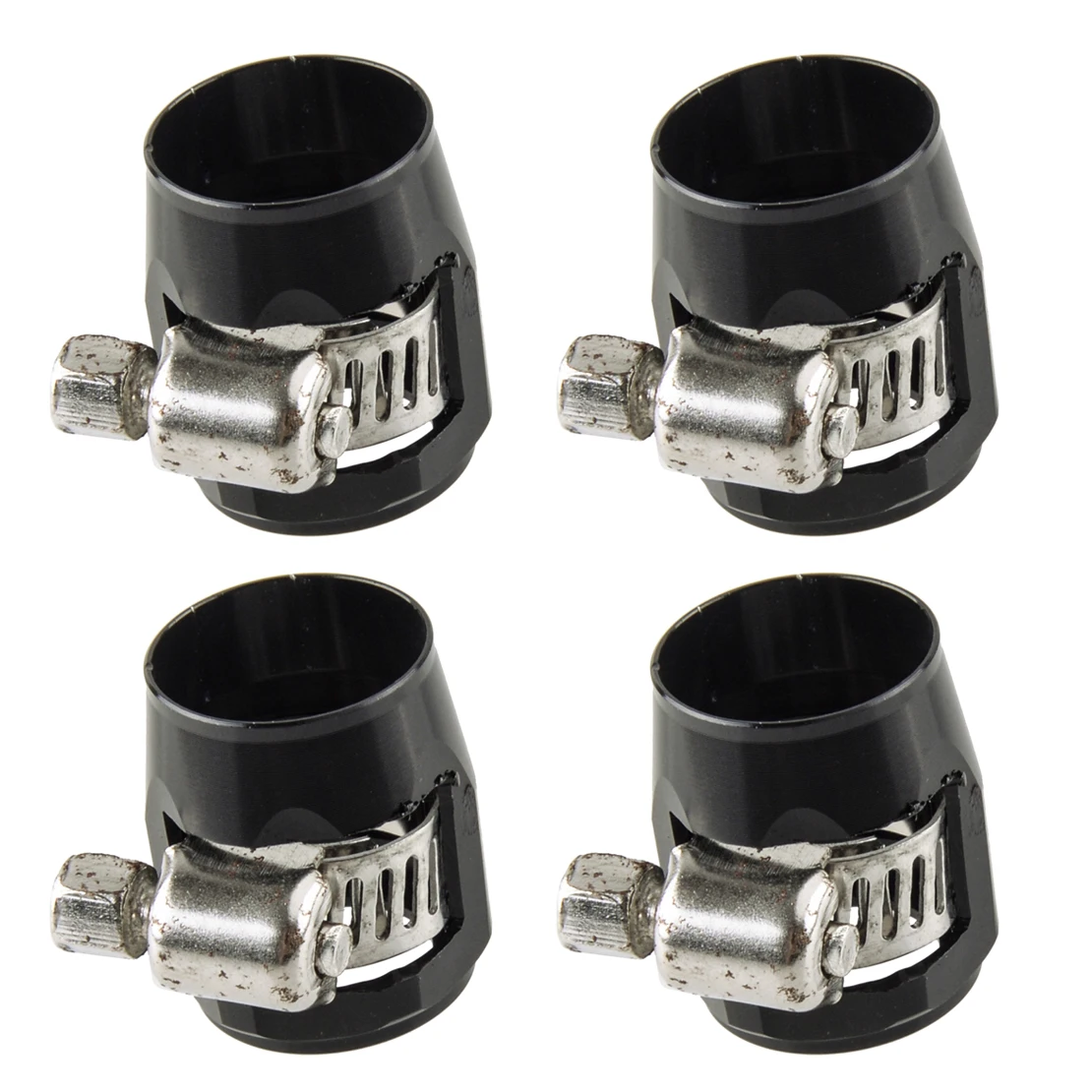 

Черный алюминиевый сплав AN6, 4 шт./компл., шестигранный зажим для топливного шланга, Концевой Зажим, крышка клеш, фитинг, соединитель, подходит...