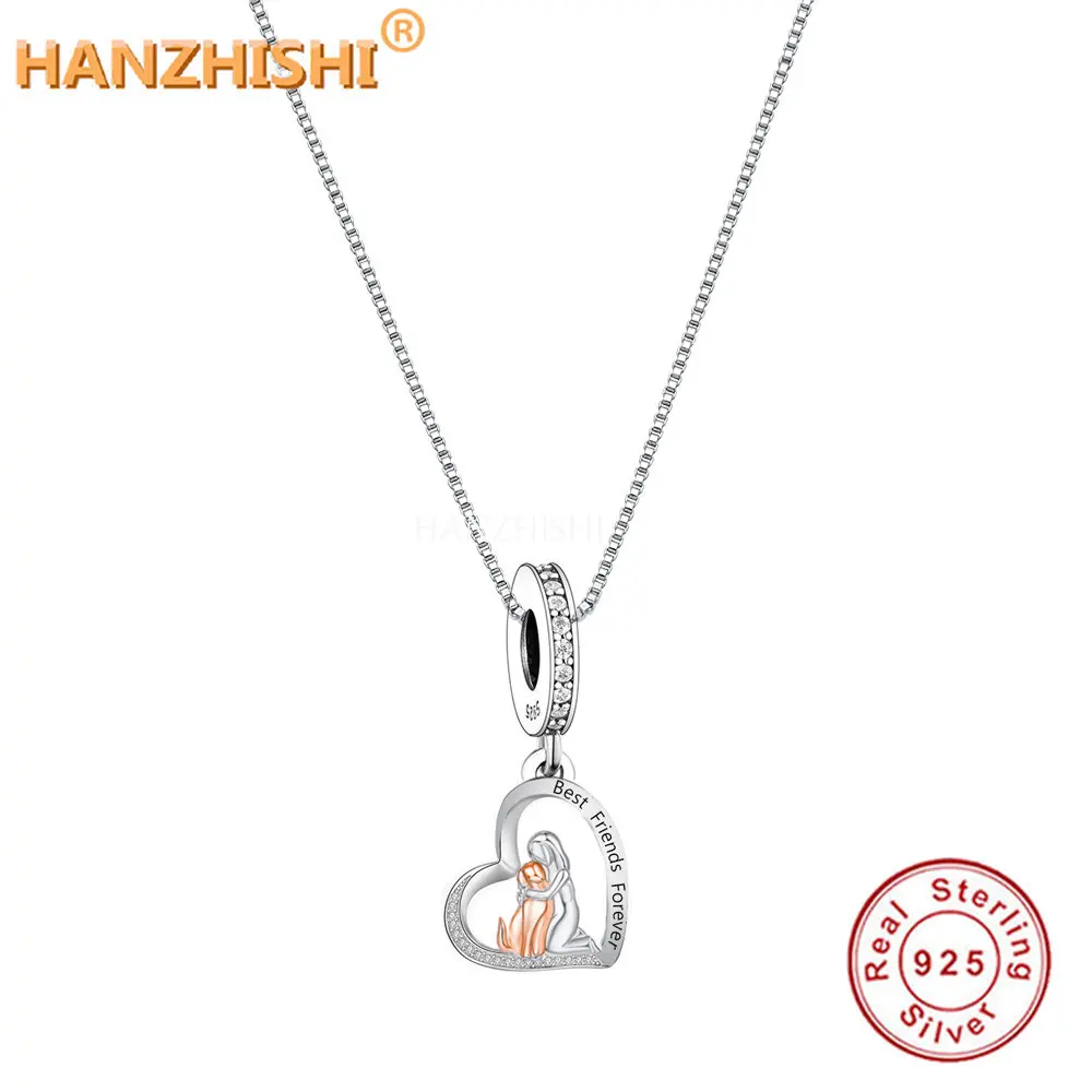 

925 Sterling Silver My Pets Best Friends Forever Family Forever In My Heart Pendant Necklace Jewellery Pet Anniversary Gift