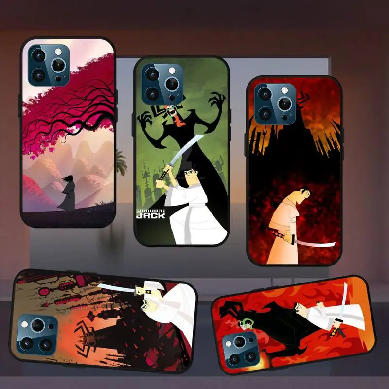 

Мультяшный S-Samurai J-Jack чехол для телефона iPhone 7 8 Plus 11 12 Mini 13 14 Pro Max X SE XR XS