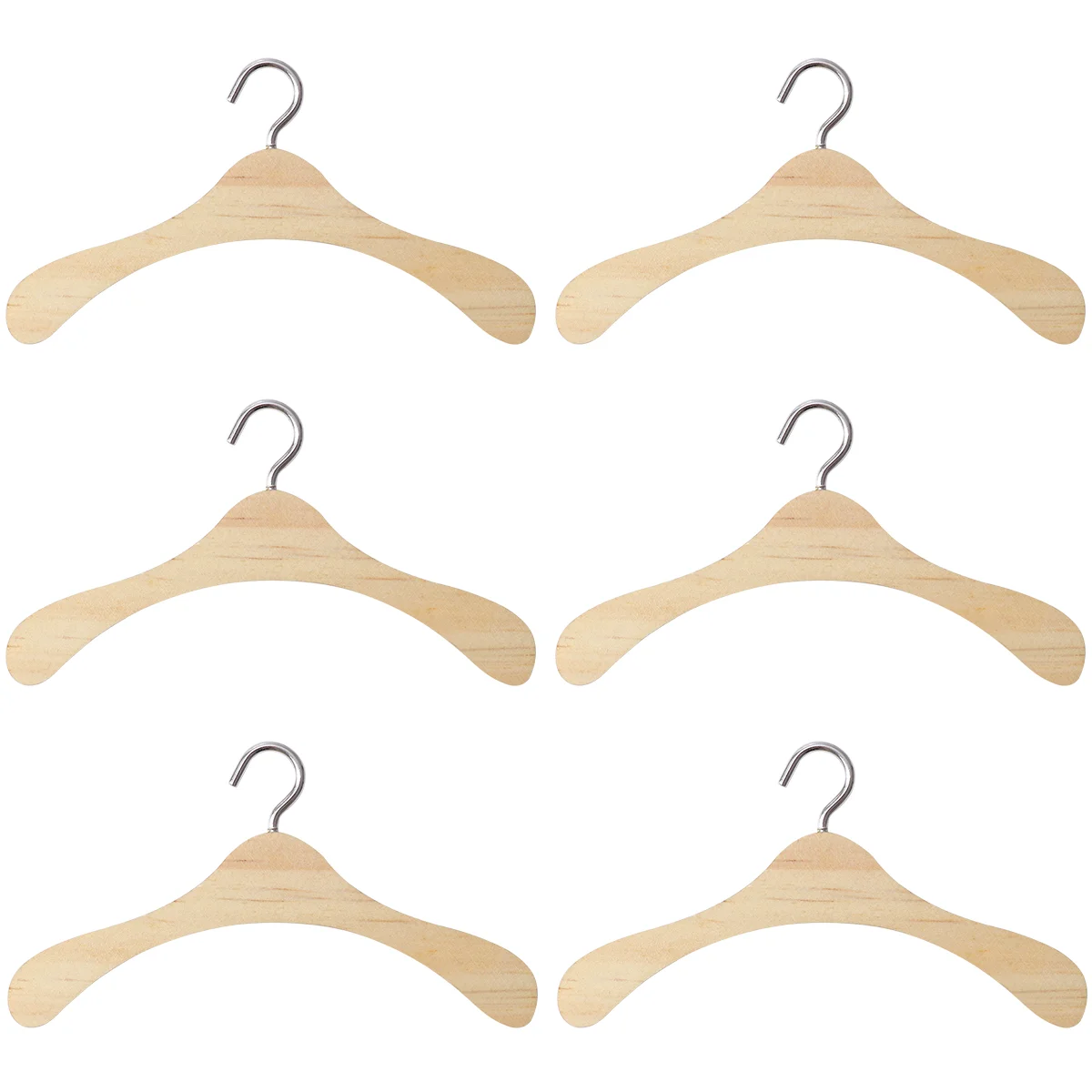

BESTOMZ 10pcs 1/3 BJD Dolls Accessory Wooden Clothes Hanger