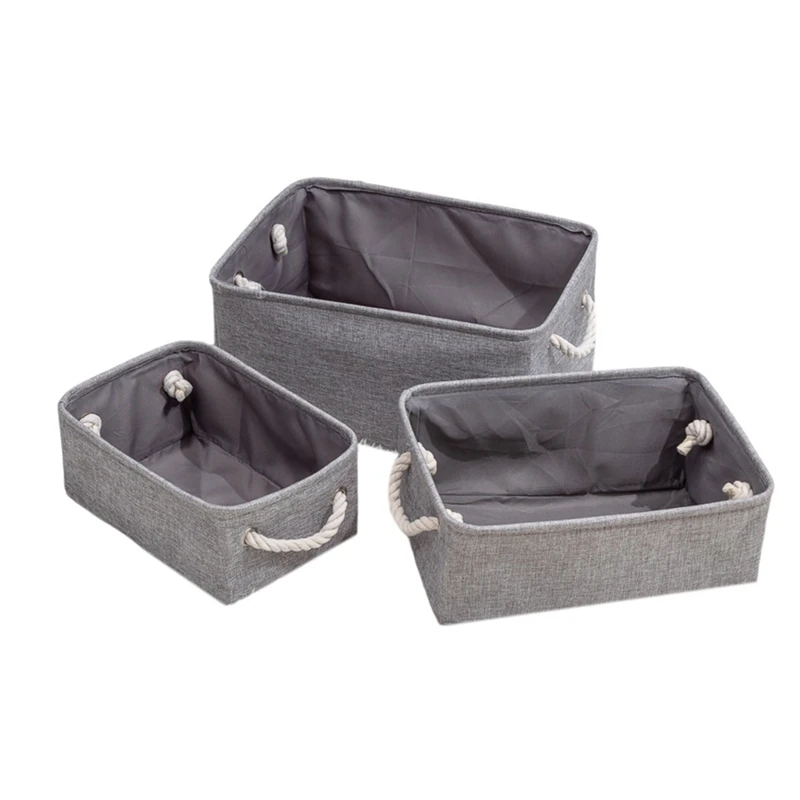 

Storage Baskets for Shelves, Basket for Gifts Empty, Organization for Clothes Closet Basket Storage Box Bin (3 PCS)