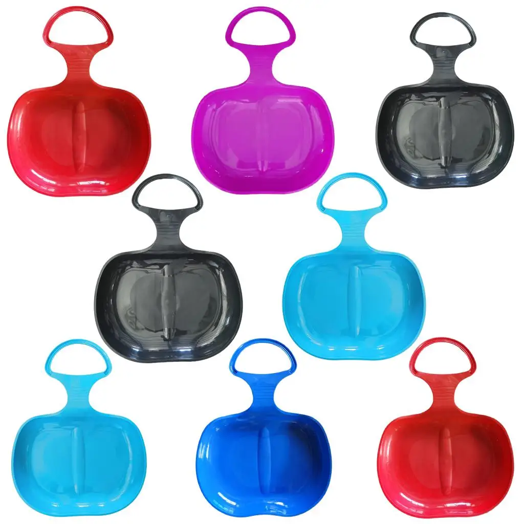 

2Pcs Kids Adults Snow Sledge Toboggan Sleigh Sledge Sled Downhill Slider
