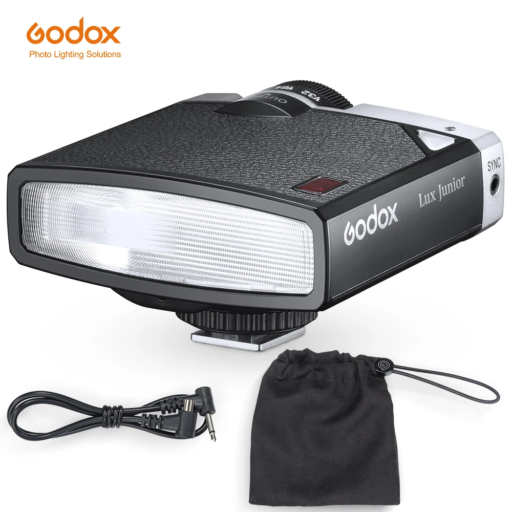 

Godox Lux Junior Camera Flash GN12 6000K±200K 7 Levels Flash Speedlite Trigger for Canon Nikon Fujifilm Olympus Sony Camera