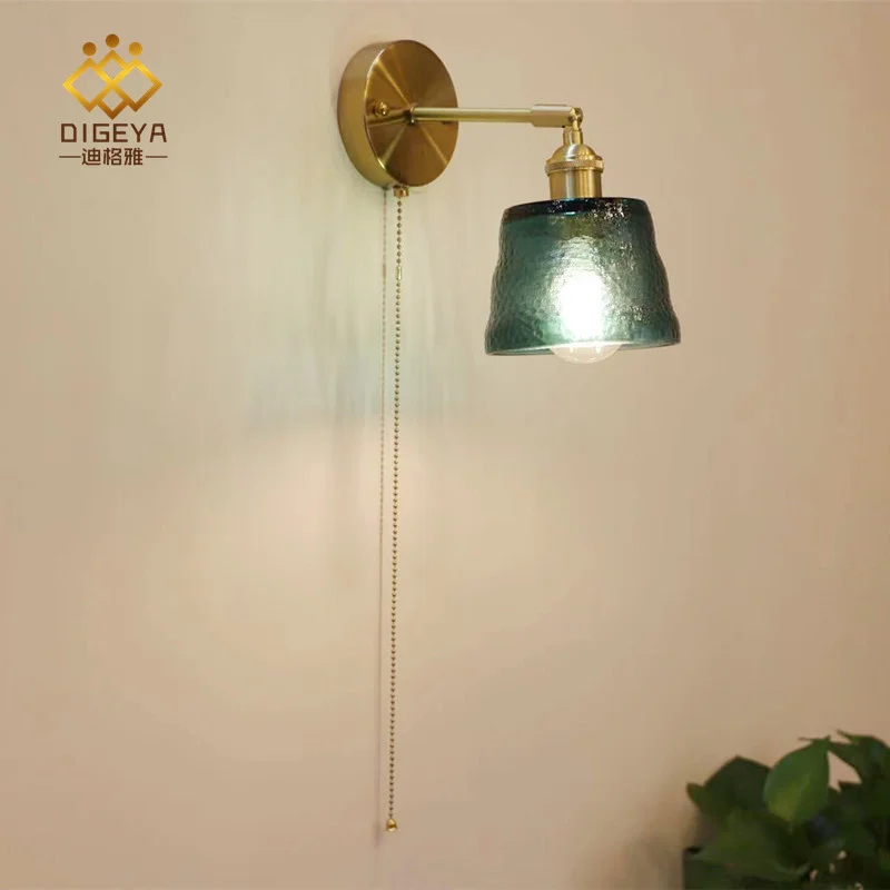 

Стеклянная настенная лампа, современная светодиодная лампа с S-образной горловиной, светодиодная лампа, внешняя настенная Хрустальная наст...