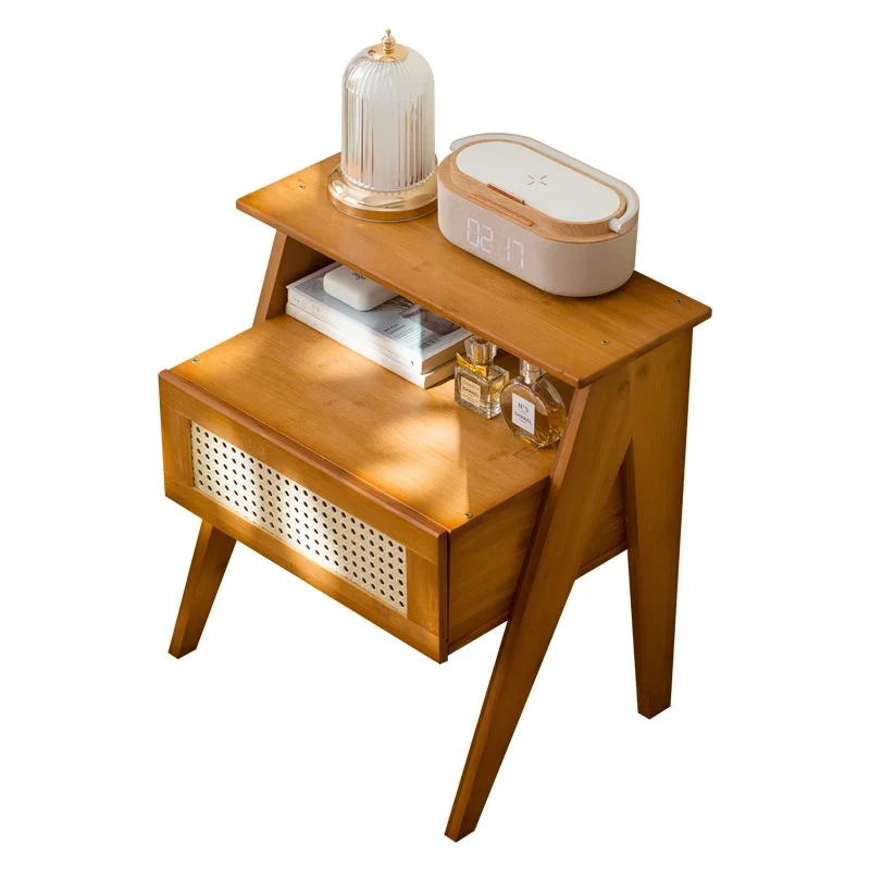 Современная минималистичная прикроватная тумбочка деревянный шкаф для хранения