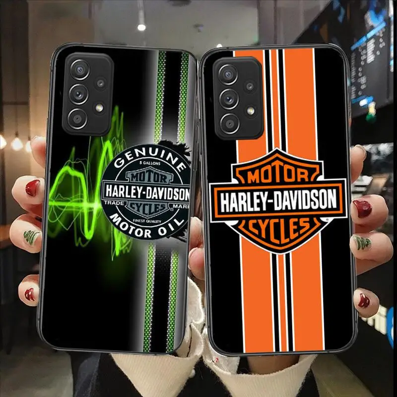 Motorcycle Harleys Davidsons Phone Case For Samsung Galaxy A13 A52 A53 A73 A32 A51 A22 A12 A20e A50 A21 A72 A70 S 4G 5G Covers