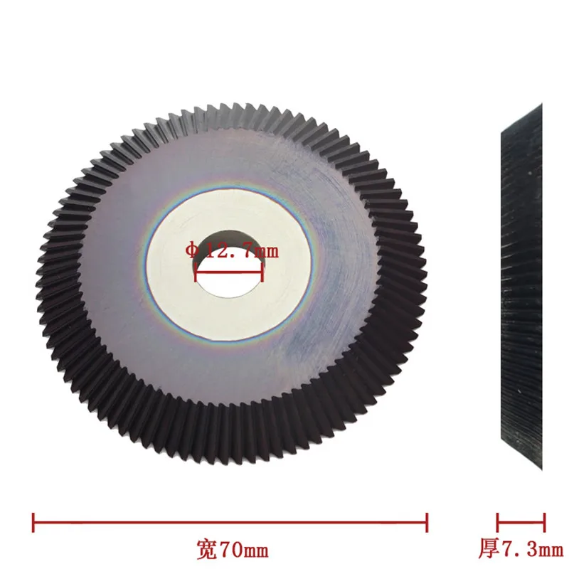 (0011 #) Поднимите двухугловой Фрезерный резак HSSM35 с нанопокрытием для медных и железных ключей