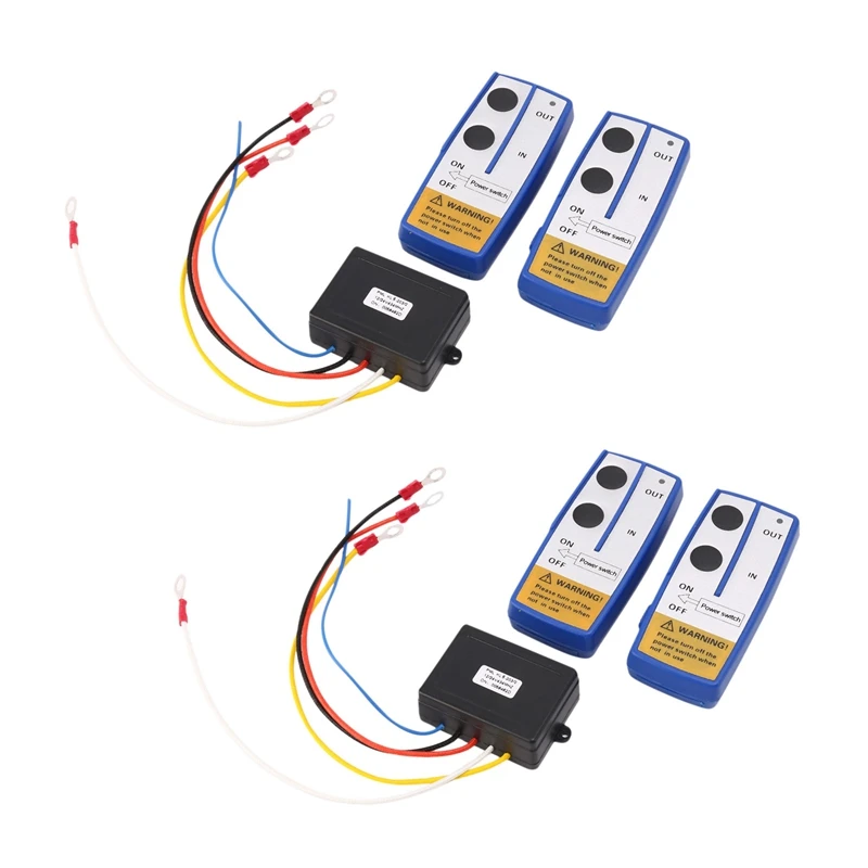 

12V Recovery Wireless Winch Remote Control 4 Handset Switch For JEEP ATV SUV