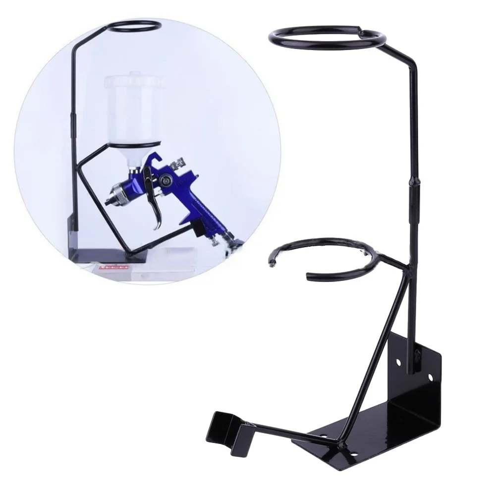 

Gravity Feed Paint Spray Gun Holder Stand With Strainer Holder,Wall Or Bench Mount Air Spray Gun Holder