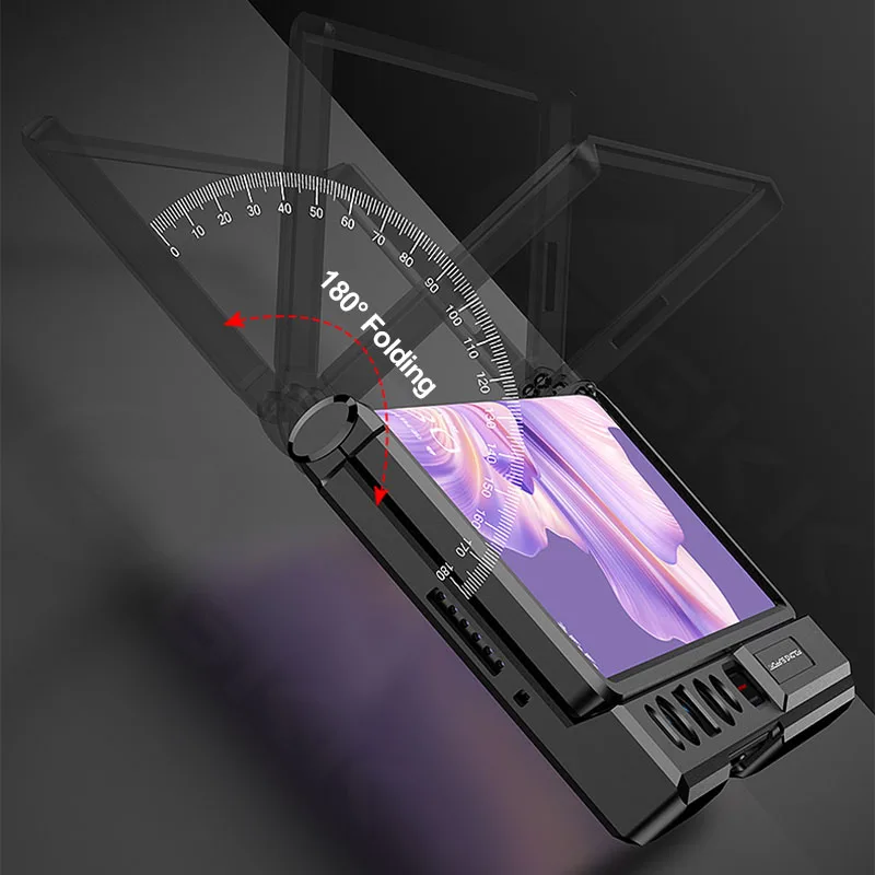 Чехол-подставка из алюминиевого сплава с магнитной рамкой для Huawei Mate XS 2 складной