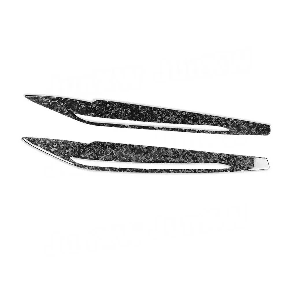 Передняя лампа из углеродного волокна накладки на фары для BMW X5 F15 2014-2018 украшение