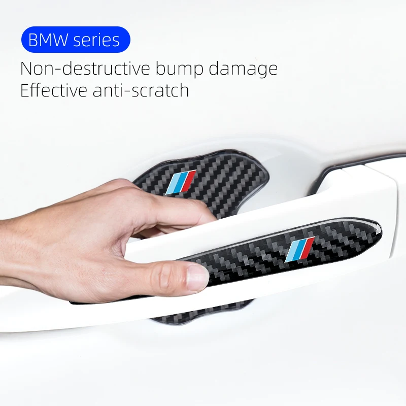 

Car Door Crash Strip for BMW X1X3X5 6 7 Series G20 G38 F10 F20 F30 E85 E88 Carbon Handle Stickers Edge Trim Interior Accessories