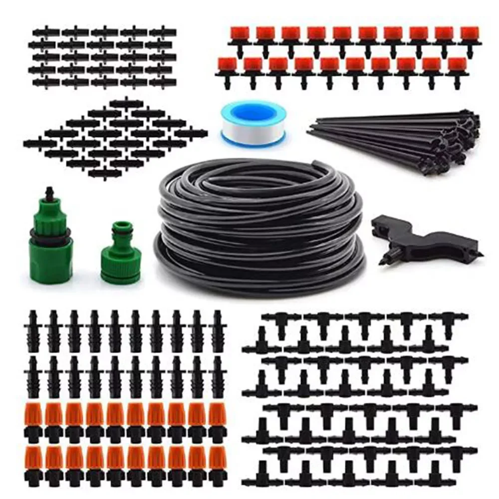 

Система полива сада, автоматический шланг для экономии воды с регулируемыми капельницами