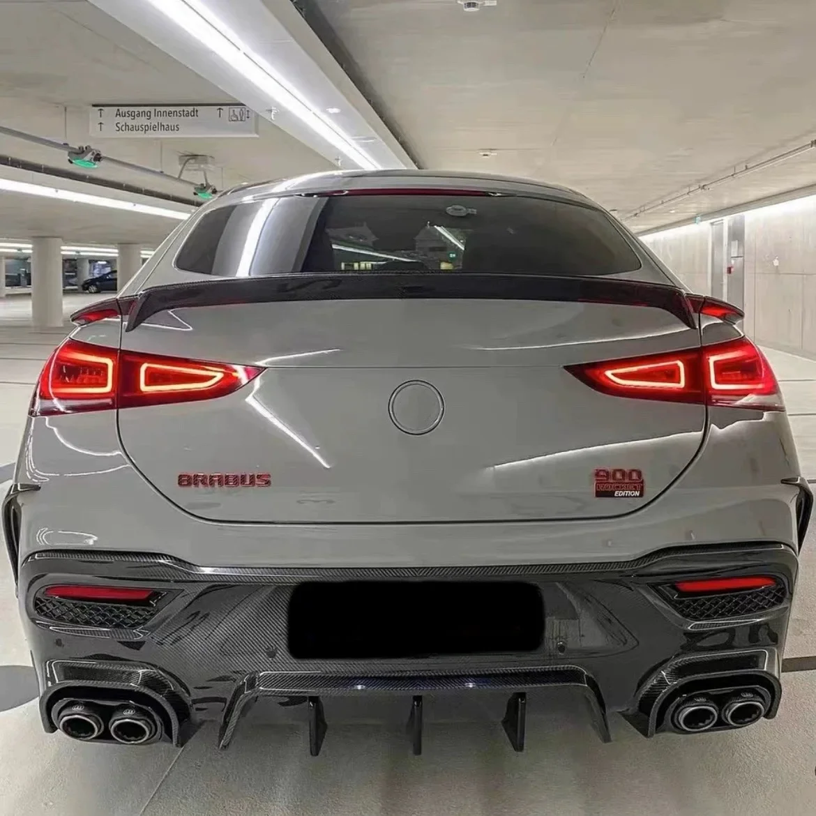 Комплект кузова Brabu s Style из углеродного волокна для Mercedes Benz GLE450 GLE53 GLE63 Coupe SUV