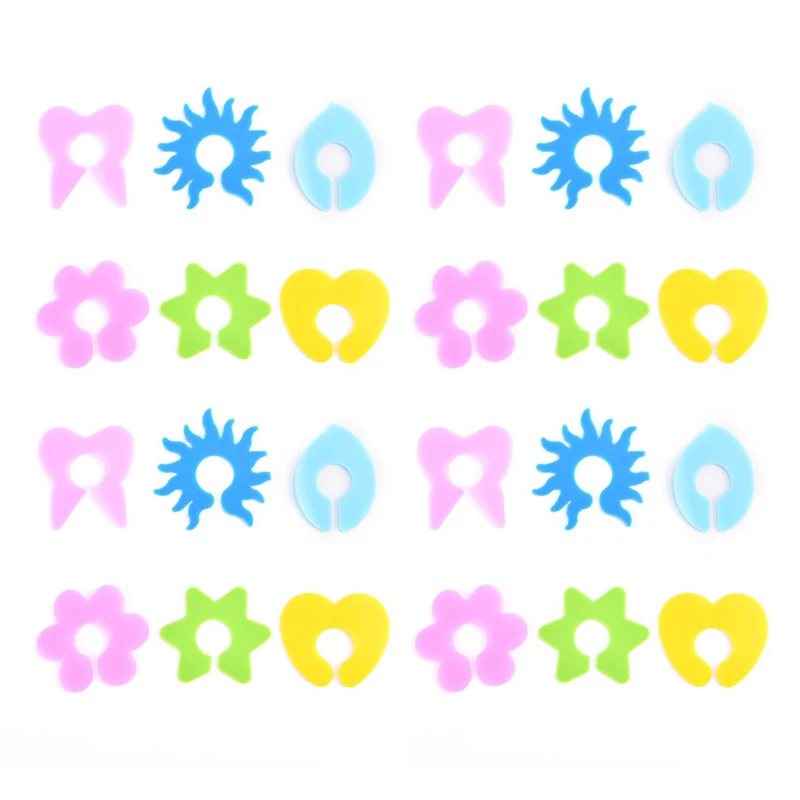 

6/24 шт., силиконовые C-образные маркеры для вина