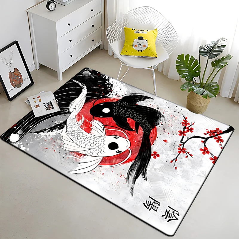 Chinese five elements Tai Chi Eight Diagrams carpet living room children's carpet home decor mat rugs for bedroom carpet door