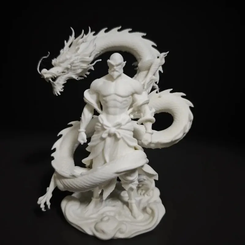 3D-печатная фигурка Архата, покоряющего дракона, национальный мифологический декор для рабочего стола, ручная работа, украшение для дома, подарок (art.: 3920db978335f) - 3920db978335f