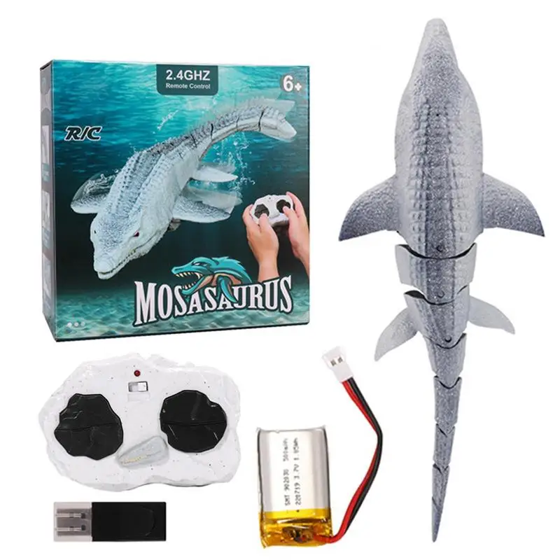 Remote Control Mosasaur Remote Control Dinosaur For Children Mosasaurus Remote Control Toys For Swimming Pool/Bathroom Pool Game
