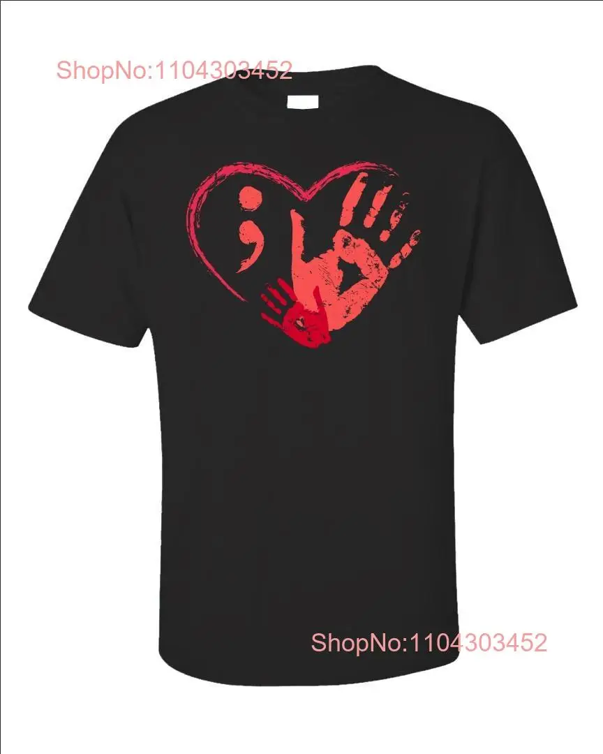 Футболка Сердце и полуколон для психического здоровья вдохновляющая