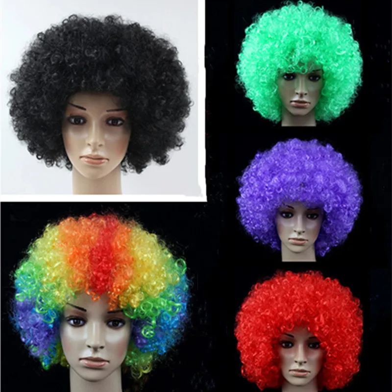 Explosive Curly Clown Wavy Wig Cosplay Funny Hair Christmas Birthday Party Disco Decoration Gift Performance