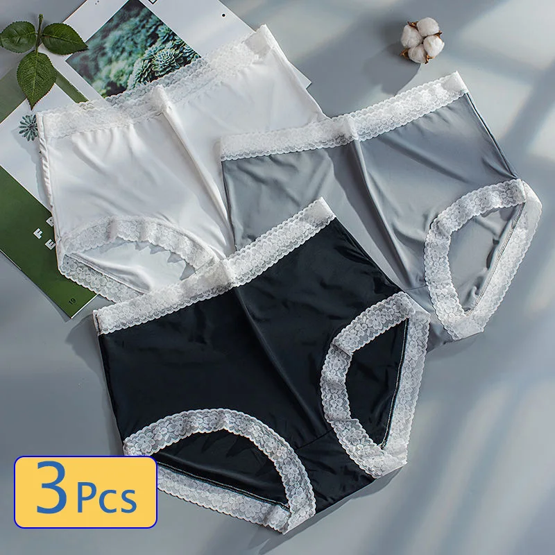 

Трусики женские бесшовные с высокой талией, 3 шт.