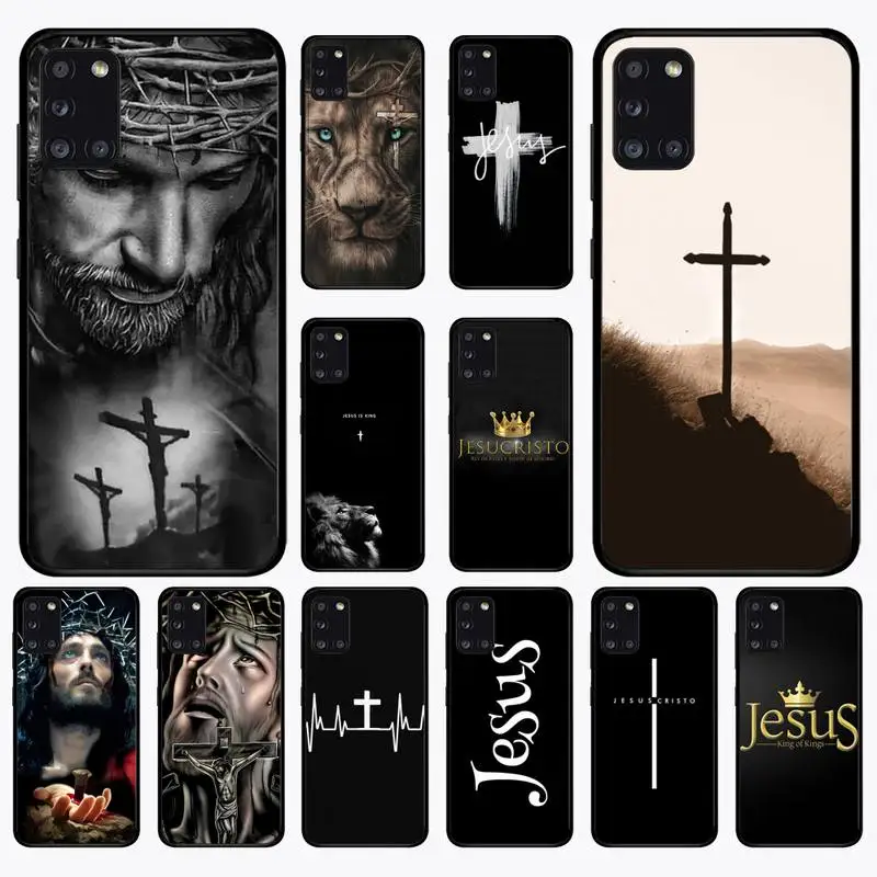 

Jesus Christ Christian Phone Case for Samsung A 51 30s 71 21s 10 70 31 52 12 30 40 32 11 20e 20s 01 02s 72 cover