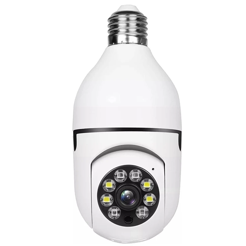 

4X Digital Zoom Bulb Surveillance Night Vision Full Color Automatic Human Tracking
