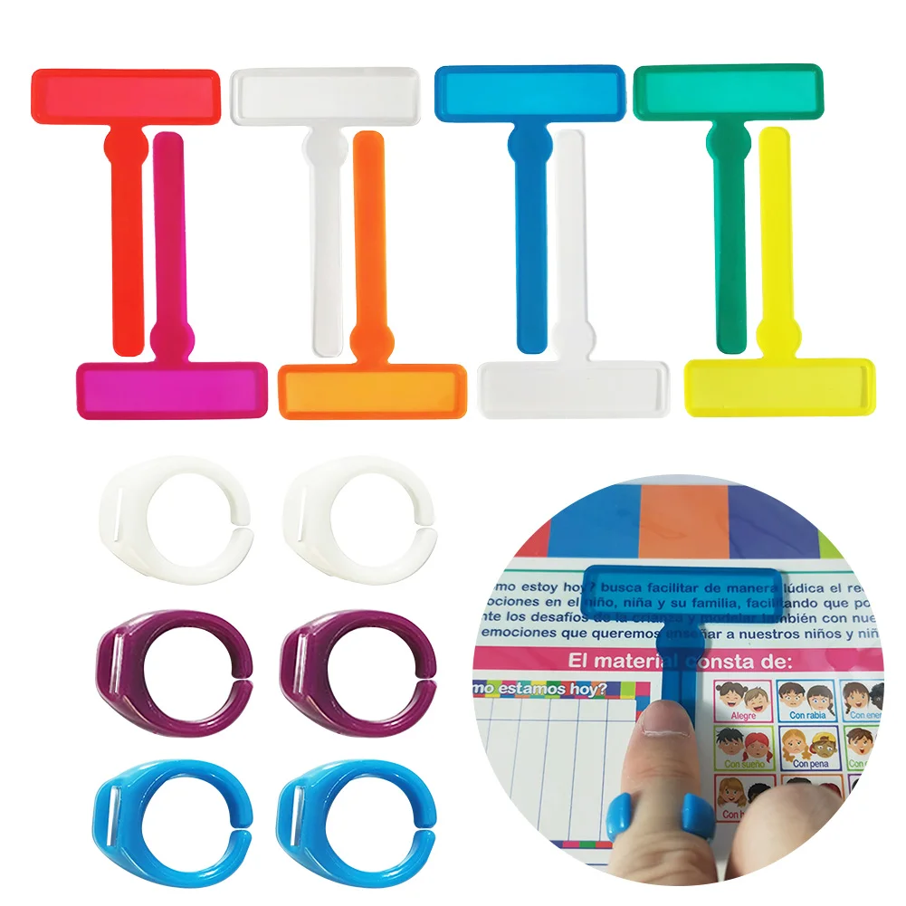 

22pcs Elementary Guided Reading Strip Tool Kids ADHD Teens Pointer Highlighter Tracker Education Dyslexia Teacher Supplies