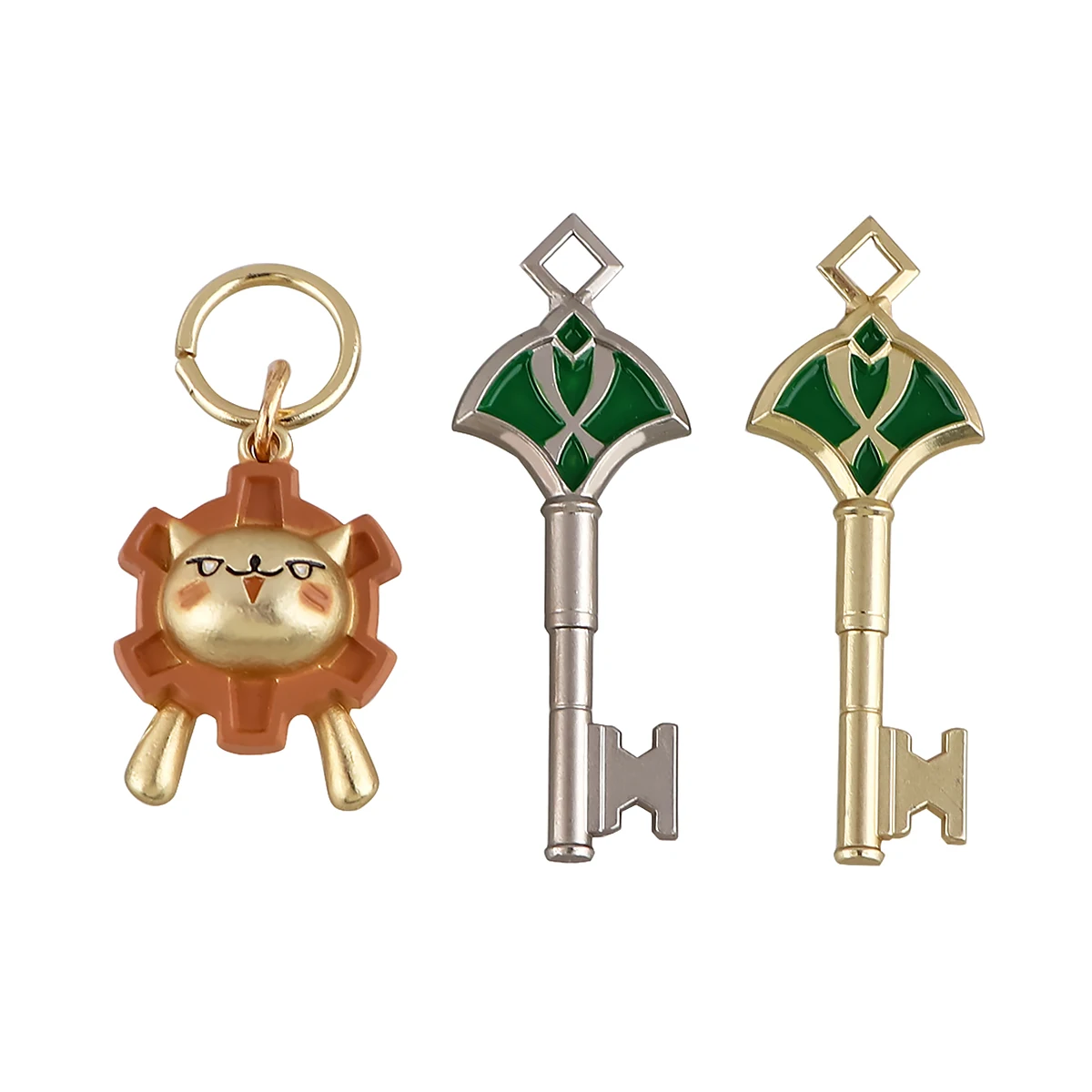 

1Set Genshin Impact Alhaitham Metal Keyrings Cute Genshin Sumeru Keychain Jewelry Accessories Chaveiro