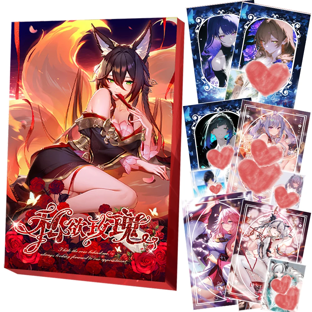 Оптовая продажа карта Desire Rose для детей Raiden Shogun популярное аниме красивая богиня