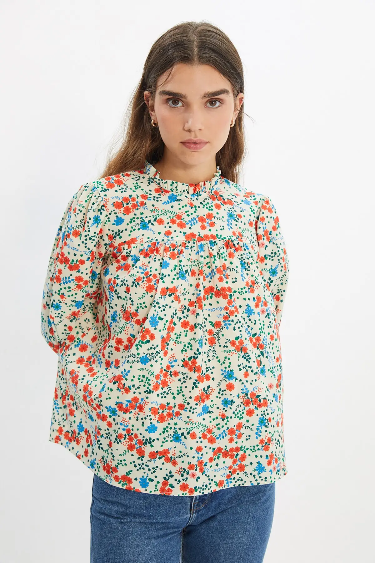 

Trendyol Upright Collar Blouse TWOAW22BZ0336