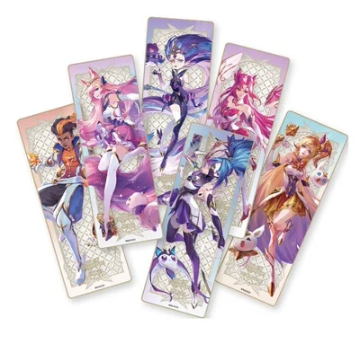 

Набор закладок StarGuardian (всего 6 шт.), Лига Легенд, оригинальная упаковка, абсолютно новый