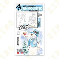 christmas snowmen metal cutting dies clear stamps 2022 new arrival mold decoration for diy scrapbook paper craft knife mould hot