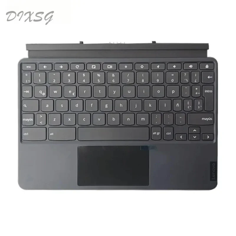 Фото Новый оригинальный для CT-X636F Ideapad Duet Chromebook 10,1, подставка для рук, клавиатура, США, ЕС, подставка, кронштейн SO28C70684 №1