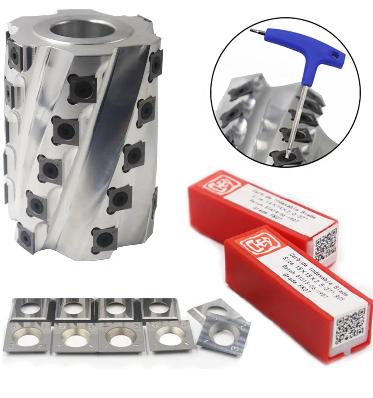 

SINO spiral cutter head Light spiral knife support customization spiral cutter head for planer