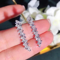 zircon tassel earrings womens light luxury commuter earrings french jewelry elegant trend light luxury party accessories