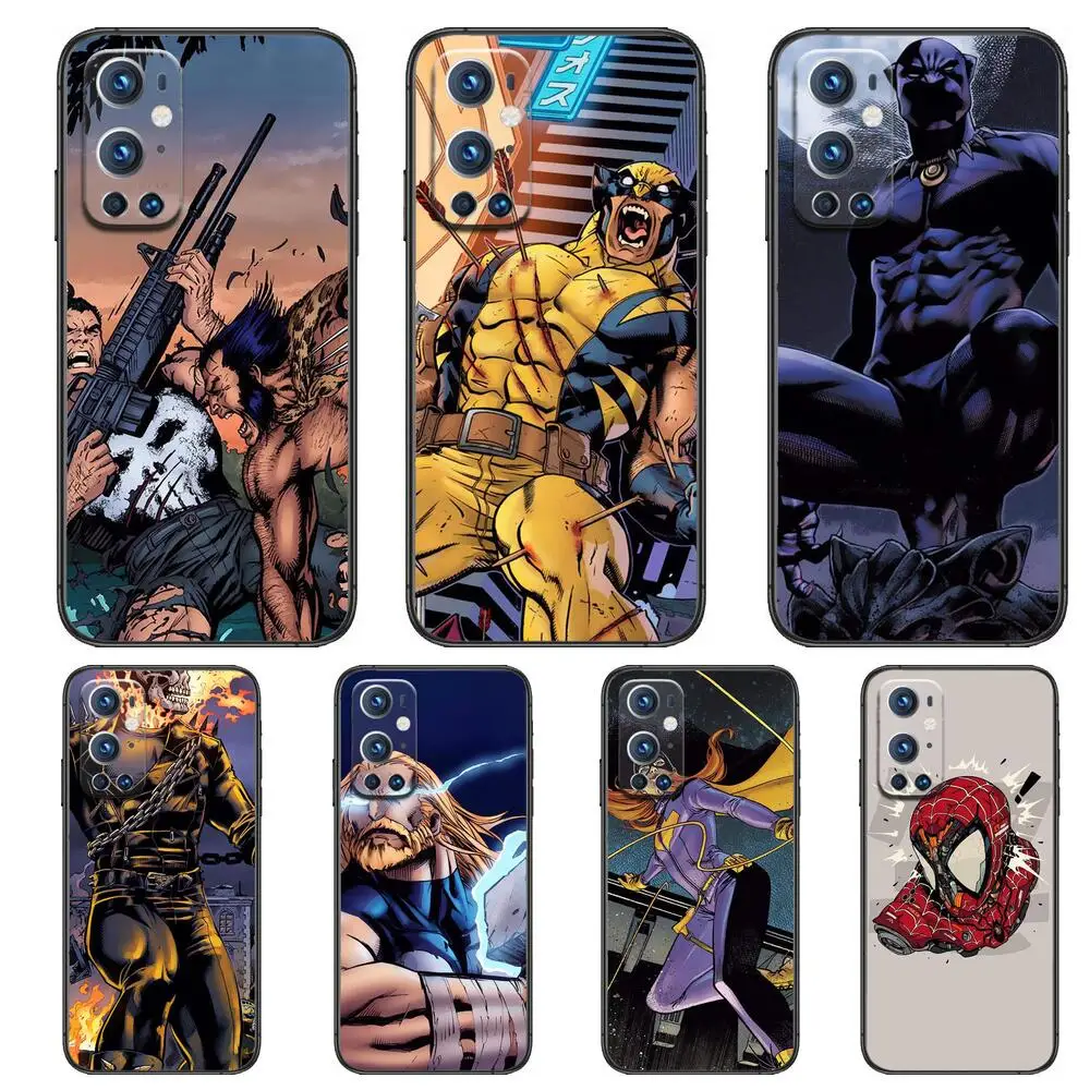 

Marvel Comics Heroes For OnePlus Nord N100 N10 5G 9 8 Pro 7 7Pro Case Phone Cover For OnePlus 7 Pro 1+7T 6T 5T 3T Case