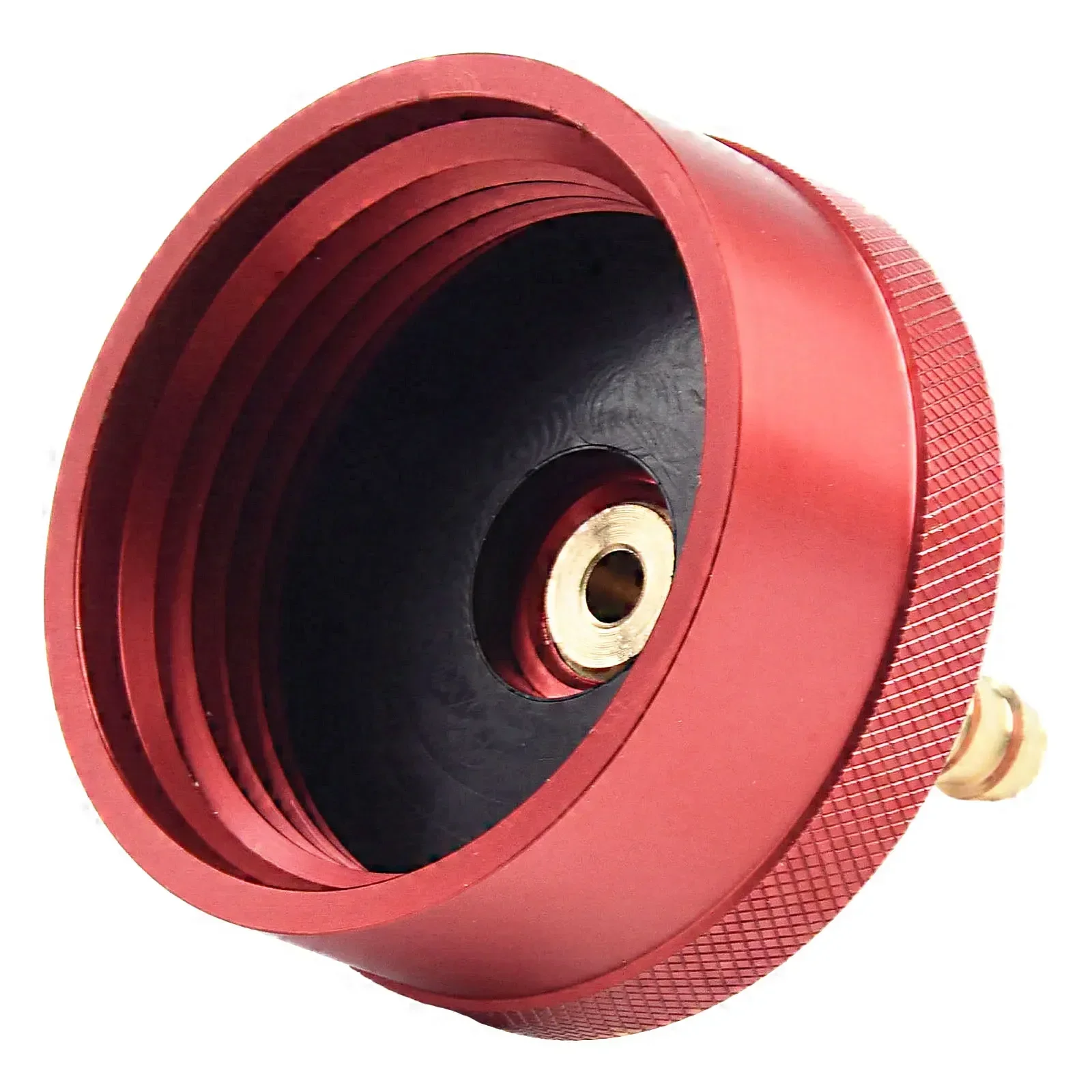 Алюминиевая удлинительная крышка заготовки с ЧПУ газовый колпачок порт NPT 1/4