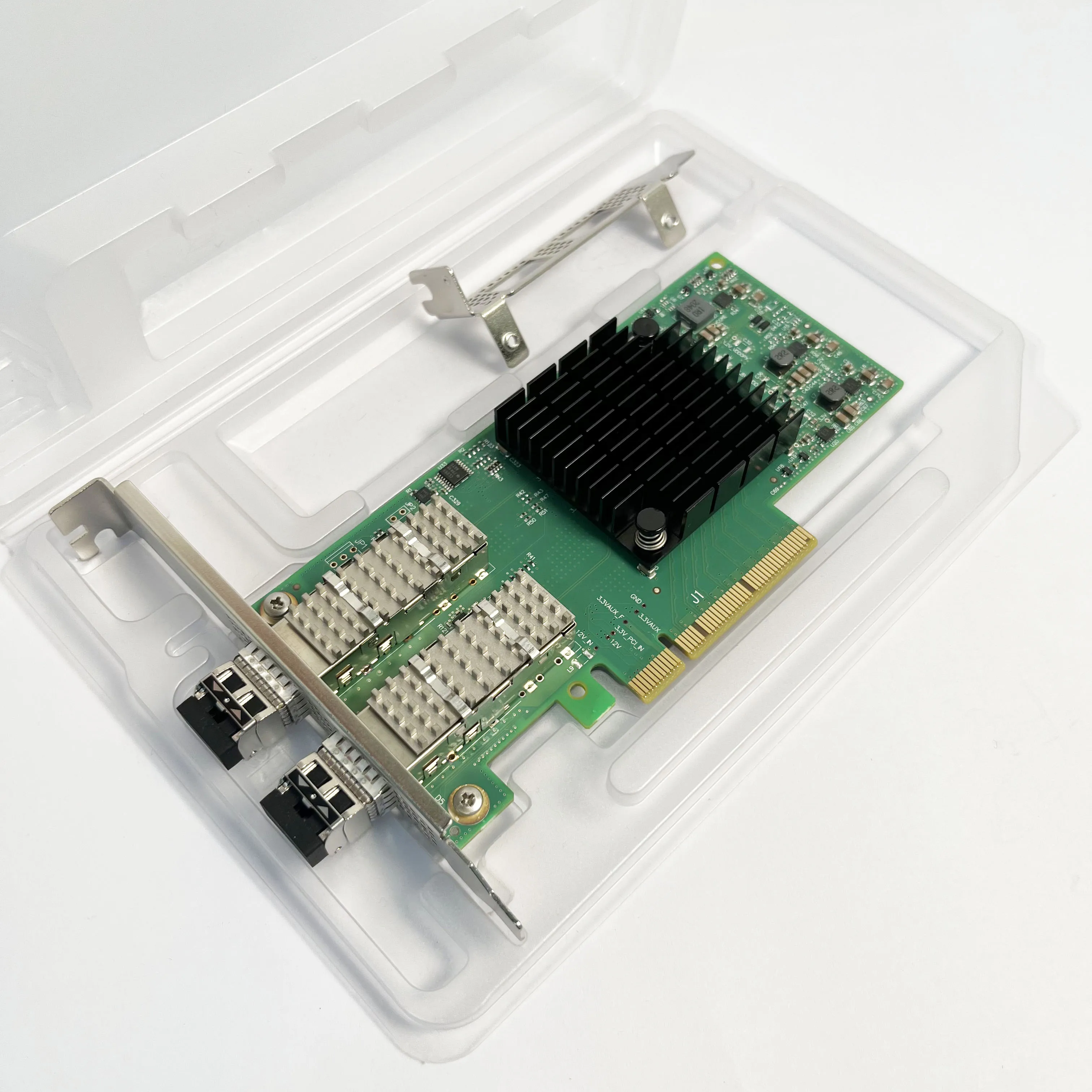 MCX4121A-ACAT CX4121 Mellanox ConnextX-4 25Gigabit Ethernet Card PCI-E 3.0 NIC With 25G Transceiver Module