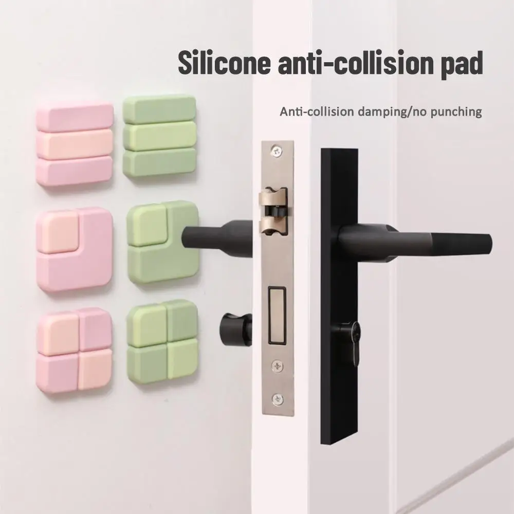 

1PC Door Handle Anti-collision Silicone Buffer Handle Anti-collision Simple Mute Shock Absorption Protection Cover Door Stops