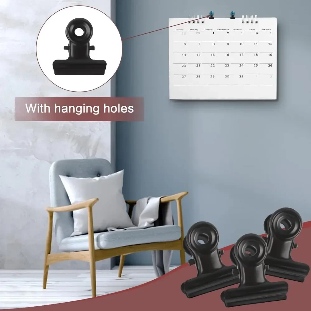 50 шт. металлические зажимы для бульдога герметичные мешков с едой папка билетов