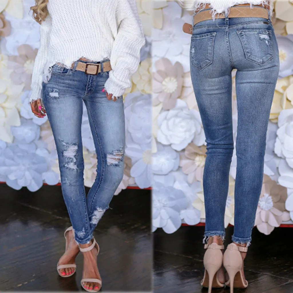 

Tall Woman Clothes Wide Leg Jeans Pants for Women Casual Women Skinny Ripped Jeans Body Jeans for Women Wax Denim Jeans Women